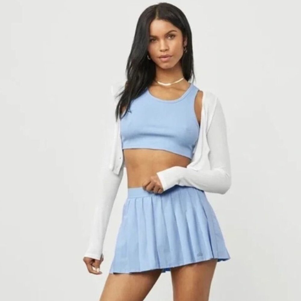 ALO Yoga Blue Skies Tennis Skirt